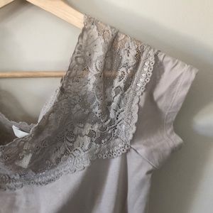 H + M lace tee